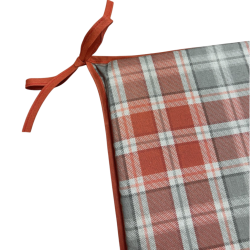 Highland Check Herfst Vierkante Stoelkussens | Geometrische Vierkante Stoelkussens
