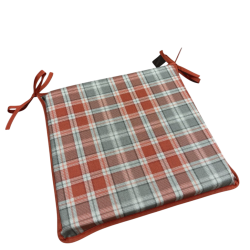 Highland Check Herfst Vierkante Stoelkussens | Geometrische Vierkante Stoelkussens