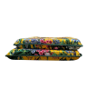 Coussins de Chaise Carrés en Velours pour le Milieu de l'Été | Coussins de Siège Carrés en Velours à Motif Floral