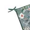Vierkante Fluwelen Chinoiserie Stoelkussens | Patroon Fluwelen Vierkante Stoelkussens