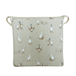 Shabby Duck Vierkante Stoelkussens | Moderne Dierenprint Vierkante Zitkussens