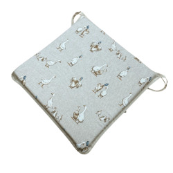 Shabby Duck Cuscini Quadrati per Sedie | Cuscini Quadrati per Sedie con Stampa Animale Moderna