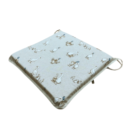 Shabby Duck Cuscini Quadrati per Sedie | Cuscini Quadrati per Sedie con Stampa Animale Moderna