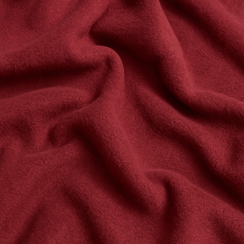 Weinrotes Fleecegewebe | Dunkelrotes Bastelfleece | Rotes Bastelgewebe |