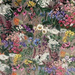 Tissu en velours de luxe | Tissu d'ameublement | Velours floral