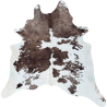 Tapis en Peau de Vache Brun & Blanc Extra Large | Peau de Vache Naturelle X/Large