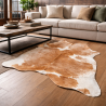 Grote Bruine & Witte Koeienhuid Vloerkleed | Bruine & Witte Koeienhuid | Bruin Haar op Huid