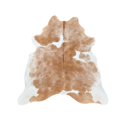 Grote Bruine & Witte Koeienhuid Vloerkleed | Bruine & Witte Koeienhuid | Bruin Haar op Huid