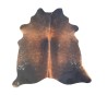 Grande Tappeto in Pelle di Mucca Marrone | Grande Pelle di Mucca Marrone | Pelo Marrone su Pelle