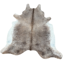 Peau de vache marron/beige Triple XL | Tapis en peau de vache énorme | Enorme peau de vache