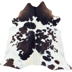 Tapis en Peau de Vache Marron & Blanc Extra Large | Peau de Vache Naturelle X/Large