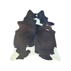 Tapis en Peau de Vache Noir et Blanc Grande Taille | Grande Peau de Vache Noir et Blanc