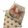 Cuscini per Sedie Reversibili con Motivo Gallo | Set di 2, 4, 6 o 8 Cuscini per Sedie