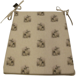 Cuscino per Sedia Reversibile con Coniglietti | Set di 2,4,6,8 Cuscini per Sedie