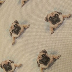 Cuscino per Sedia Piccolo Pug Reversibile a Forma Conica | Set di 2, 4, 6 o 8 Cuscini per Sedia