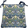 Tapered Sitzkissen Strawberry Thief Navy | William Morris Print Sitzkissen