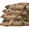 Coussin de Siège Évasé en Tapisserie Lama | Coussins de Siège en Tapisserie Animale Originale |