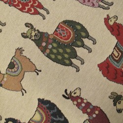 Llama Gobelin Sitzkissen | Ausgefallene Tier Gobelin Sitzkissen |