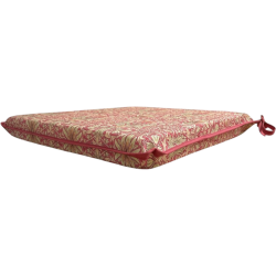 Coussin de siège effilé Snakeshead Crimson | Coussins de siège imprimés William Morris