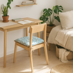 Coussin de siège effilé Willow Bough Tapestry Seaspray | Coussins de siège verts