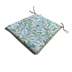 Tapered Seat Pad Willow Bough Tapestry Seaspray | Grüne Sitzpolster