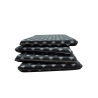 Silberne Bienen Sitzkissen mit konischer Form | Schwarze & silberne Sitzkissen mit konischer Form