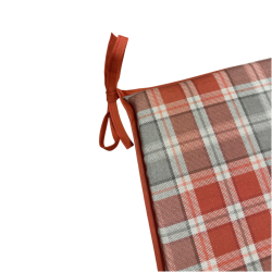Highland Check Herbst Konische Sitzpolster | Karierte Konische Stuhlkissen