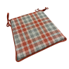 Highland Check Herbst Konische Sitzpolster | Karierte Konische Stuhlkissen