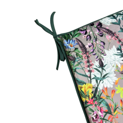 Velvet Rhapsody Taps Toelopende Stoelkussens | Bloemenfluweel Toelopende Stoelkussens