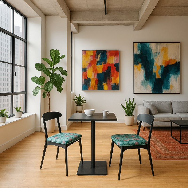 Velvet Tranquillity Sitzkissen mit schmalem Schnitt | Florale Samt-Sitzkissen |