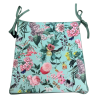 Velvet Tranquillity Sitzkissen mit schmalem Schnitt | Florale Samt-Sitzkissen |