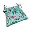 Velvet Tranquillity Sitzkissen mit schmalem Schnitt | Florale Samt-Sitzkissen |