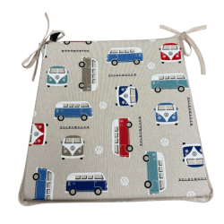 Klassische Camper Sitzpolster mit konischer Form | Camper Sitzpolster, konisch mit Bändern