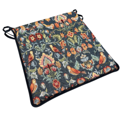 William Denim Tapestry Tapered Seat Pads| Cuscini per sedie affusolati in arazzo