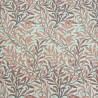 Willow Bough Roststoff | Gemustertes Bastelgewebe | Rotes Blattgewebe