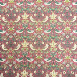 Erdbeerdieb Karmesin Stoff | William Morris Stoff | Roter Stoff