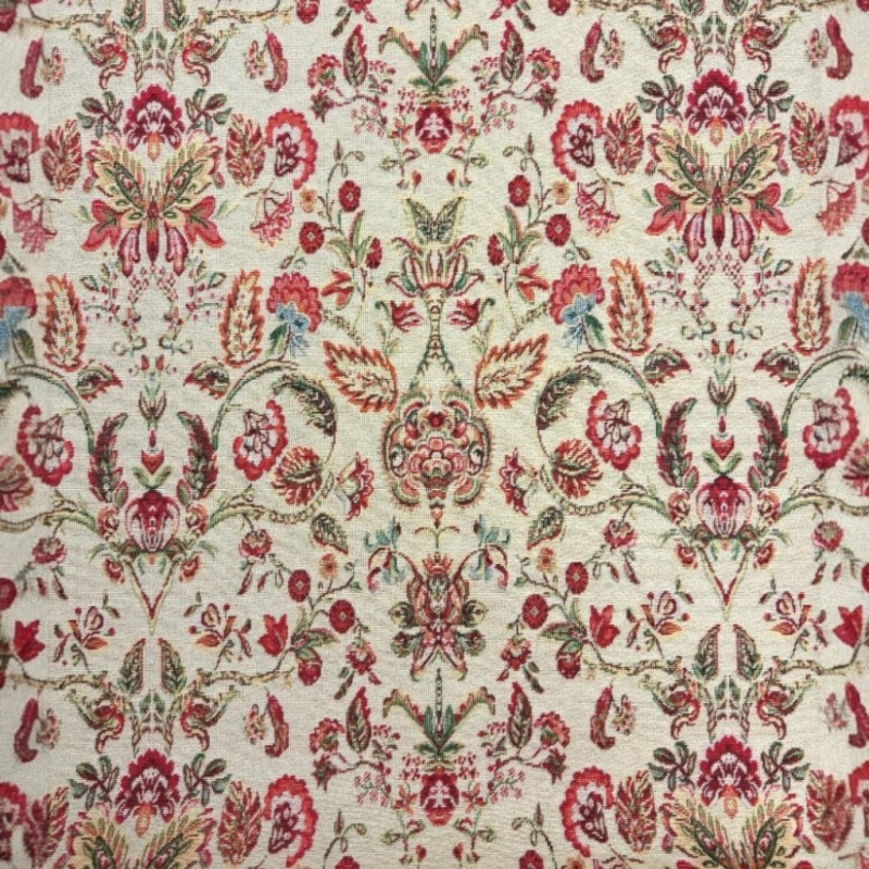Morris Tapestry Stof | Handwerkstof | Veelgekleurde Bloemenstof