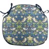 Strawberry Thief Navy Spindle Stoelkussen | Bloemrijke Spindle Stoelkussens |