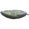 Erdbeer-Dieb Navy Spindel Sitzkissen | Florale Spindel Stuhlkissen |