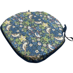 Coussin de Siège Spindle Strawberry Thief Marine | Coussins de Chaise Spindle Floraux |