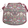 Cuscino per Sedia Spindle Strawberry Thief Crimson | Cuscini per Sedia Spindle Floreale
