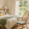 Spindelsitzkissen Willow Bough Seaspray Tapestry | Blaugrünes Stuhlkissen