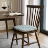 Spindle Seat Pad Willow Bough Seaspray Tapestry | Blue Green Chair Pad