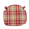 Spindle Stoelkussens Highland Check Rood | Rode Tartan Spindle Stoelkussens |