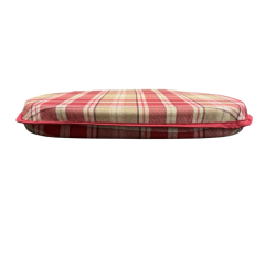 Cuscini per sedie a fuso Highland Check Rosso | Cuscini per sedie a fuso Tartan Rosso |