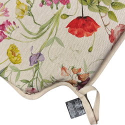 Coussin de siège à broche classique à motif floral | Coussins de chaise à broche colorés à motif fleuri