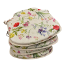 Klassische florale Spindelsitzkissen | Bunte blumige Spindelstuhlkissen