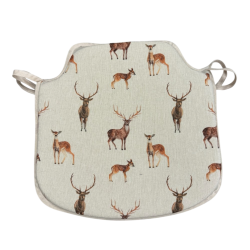 Coussins de siège à broche Cerf & Daim | Coussins de siège à broche antidérapants à motif animal