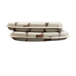 Stag & Deer Spindle Stoelkussens| Antislip Dierenprint Spindle Stoelkussens