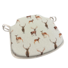 Stag & Deer Spindle Stoelkussens| Antislip Dierenprint Spindle Stoelkussens